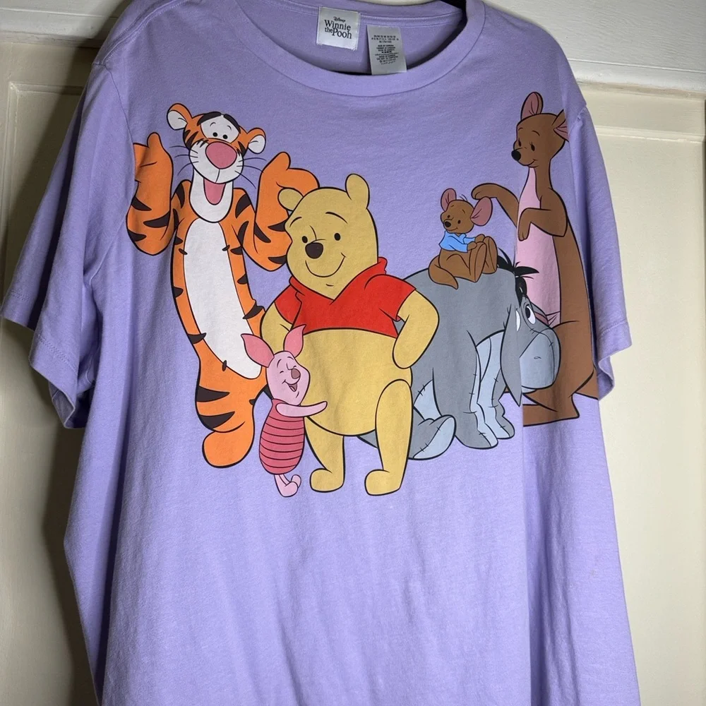 Disney Parks Winnie the Pooh Lavender Graphic Tee - Picture 4 of 4